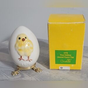 Vintage Goebel Easter Egg 1978 First Edition With Box